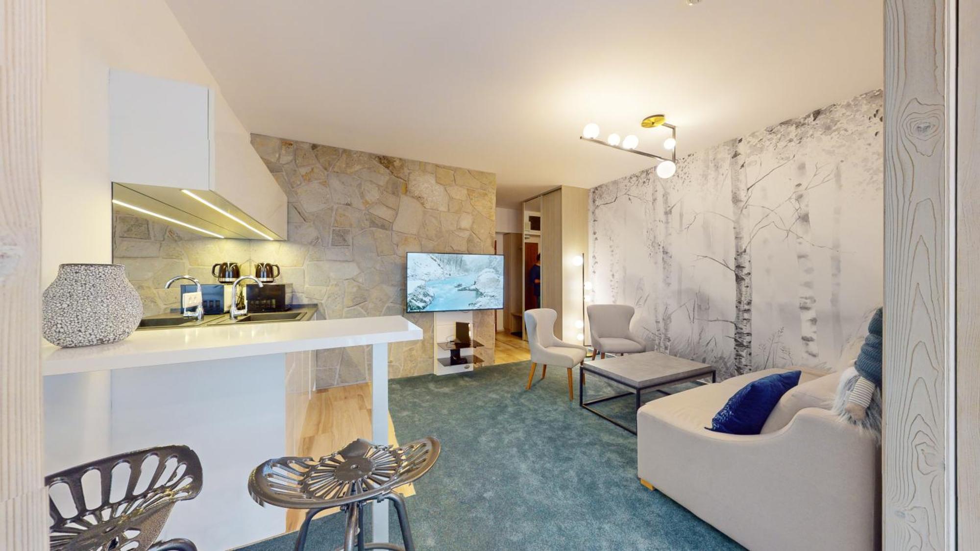 Grand Apartments Hrebienok Vysoké Tatry Dış mekan fotoğraf