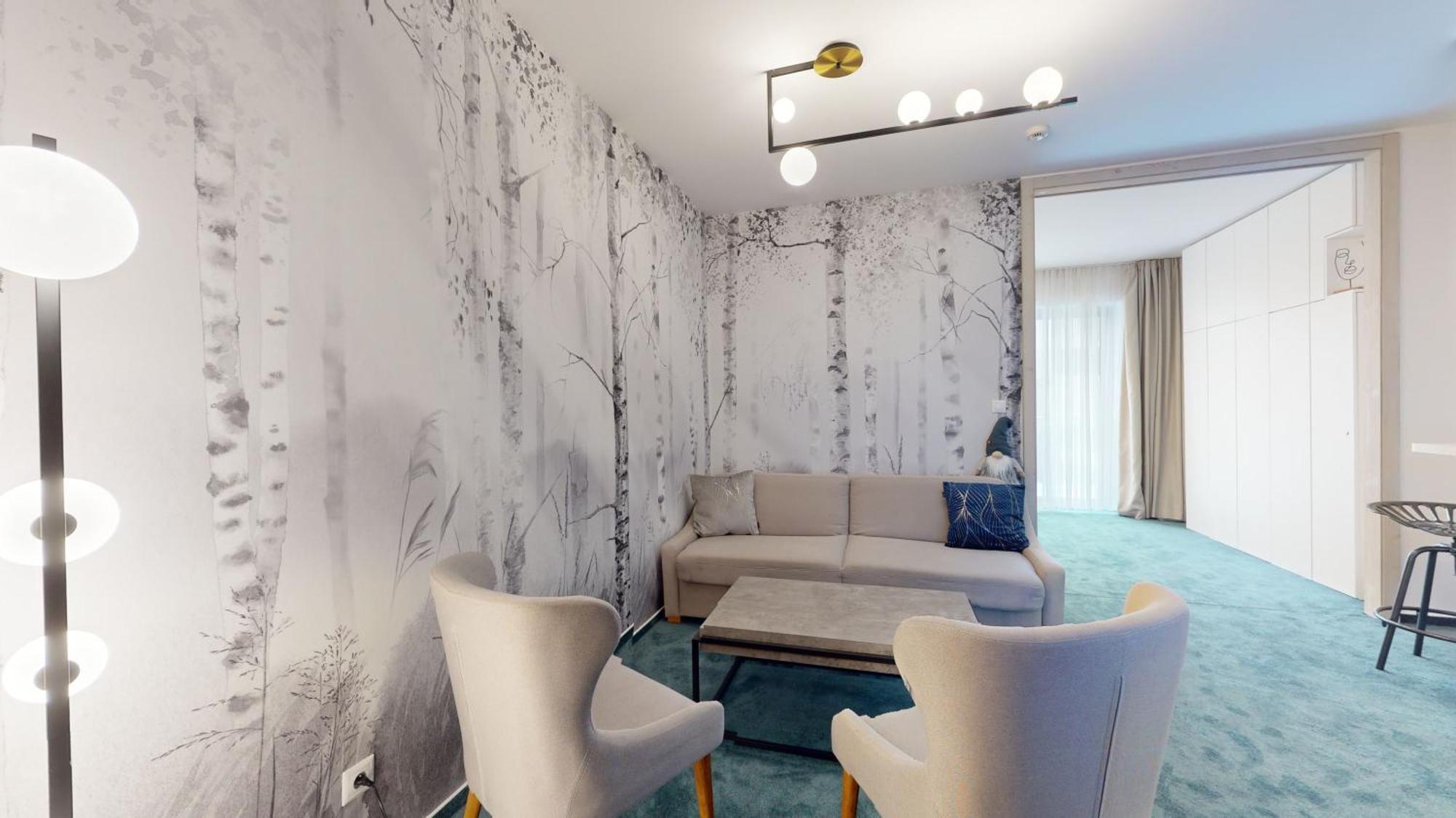 Grand Apartments Hrebienok Vysoké Tatry Dış mekan fotoğraf